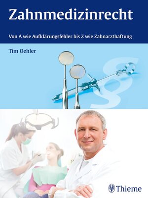 cover image of Zahnmedizinrecht